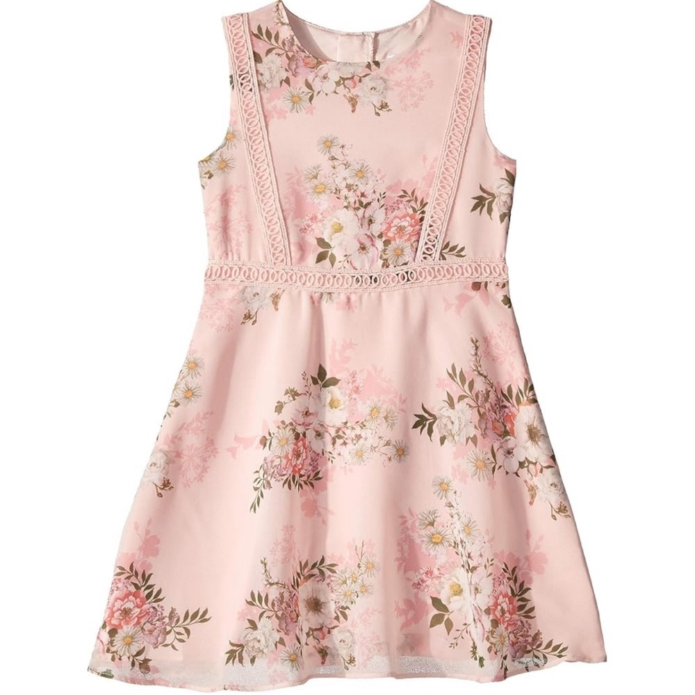 BCBGirls Chiffon Floral Dress L(10-12)